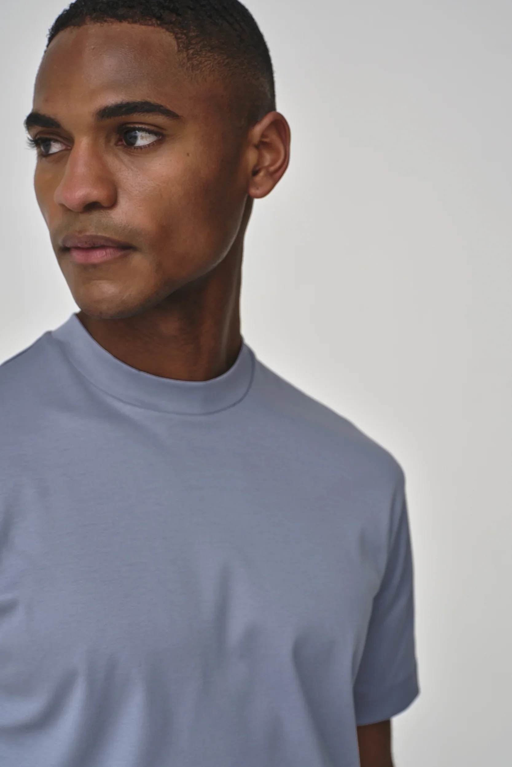 VALENZA - INTERLOCK SUPIMA T-SHIRT LAVENDER - Image 5