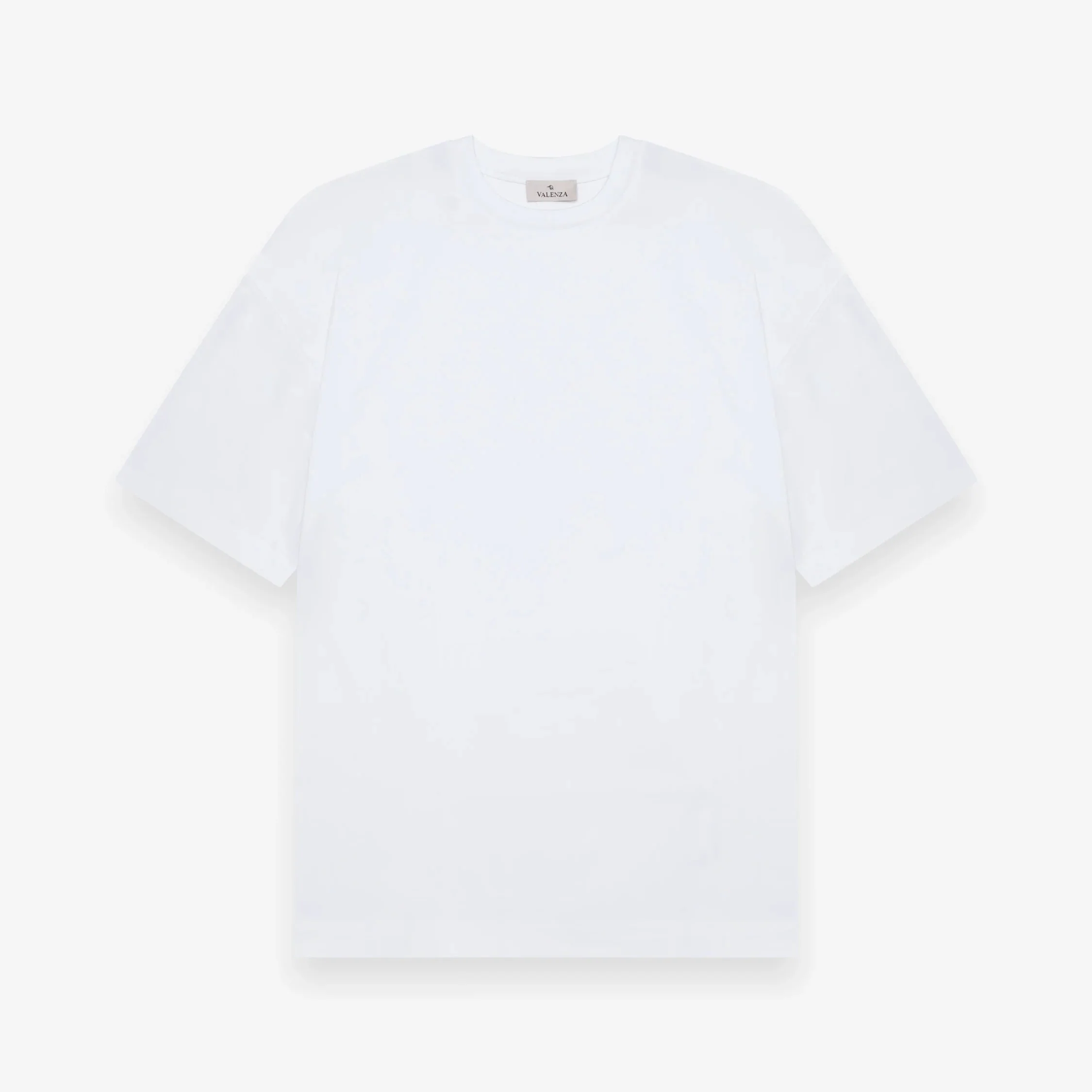 VALENZA - INTERLOCK SUPIMA OVERSIZED T-SHIRT WHITE