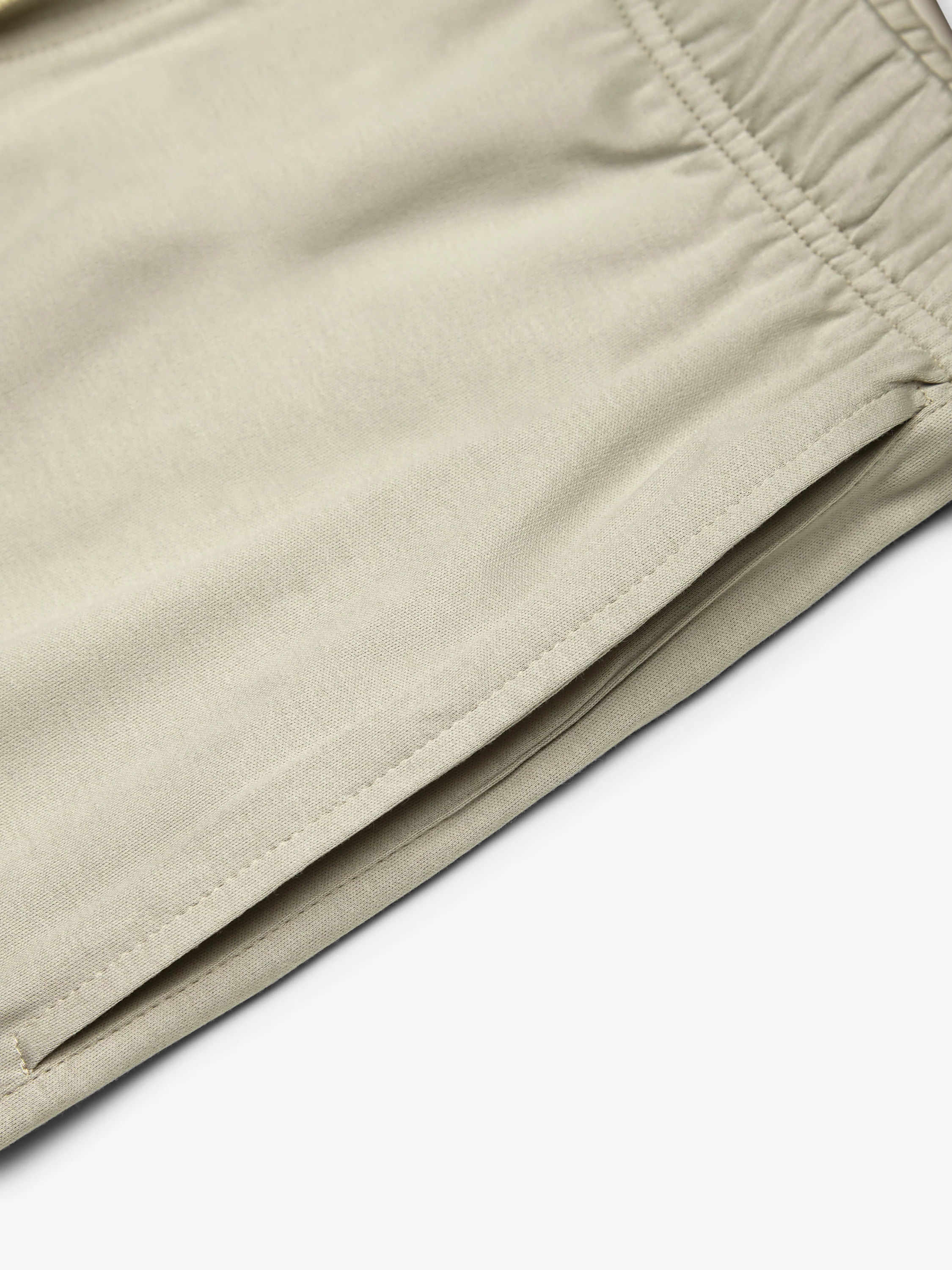 VALENZA - INTERLOCK SUPIMA SPORT SHORTS - STONE - Image 3