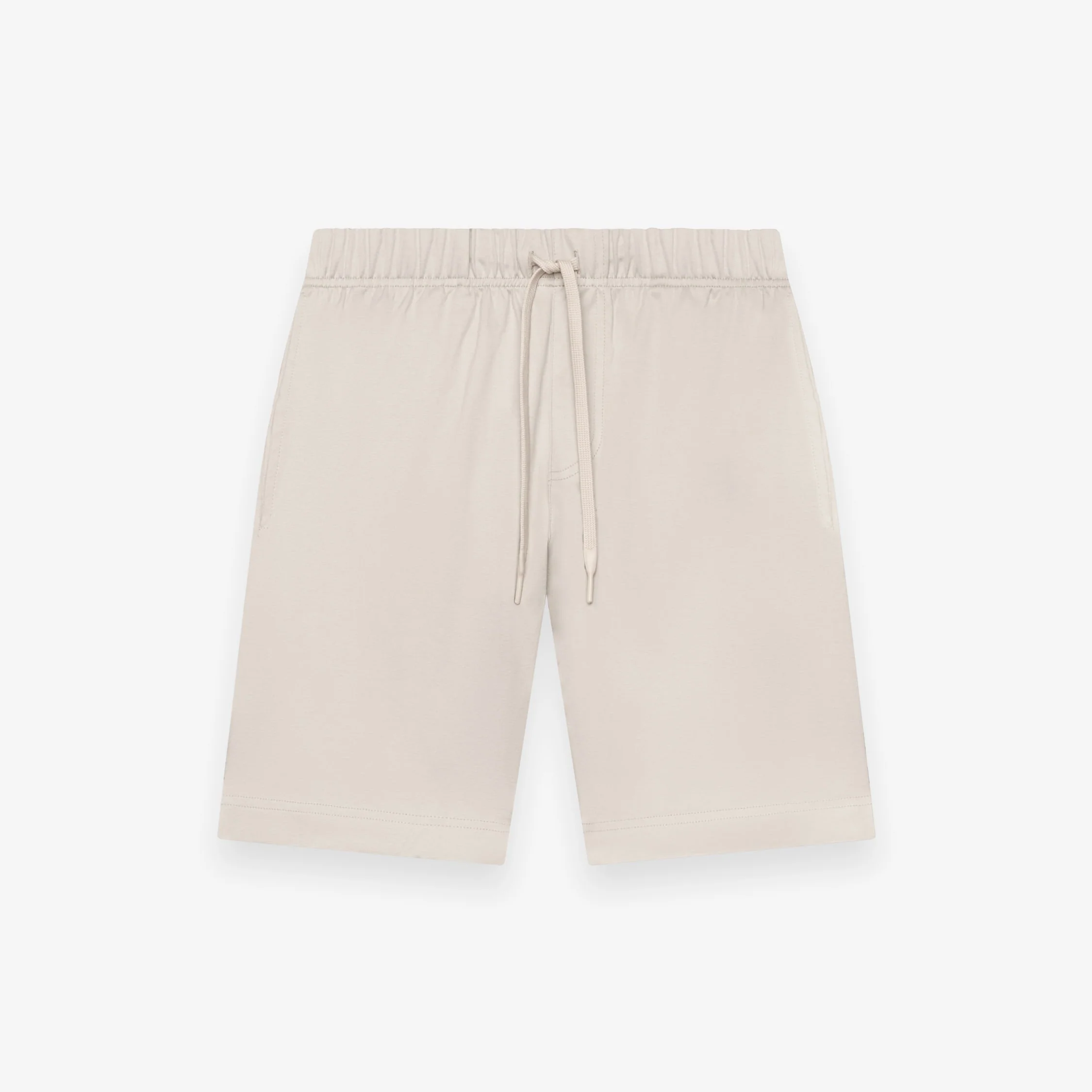 VALENZA - INTERLOCK SUPIMA SPORT SHORTS - PEARL GREY
