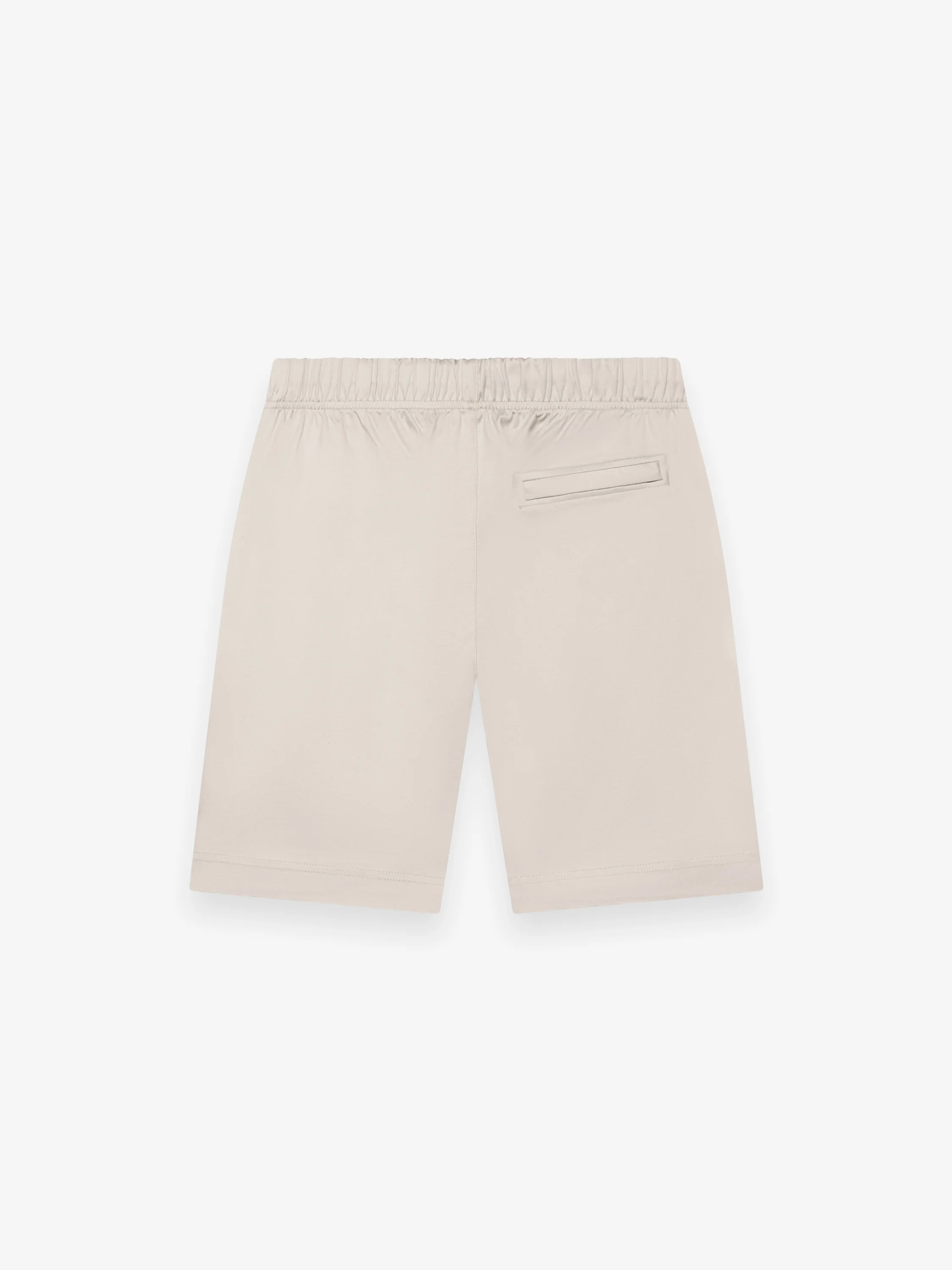 VALENZA - INTERLOCK SUPIMA SPORT SHORTS - PEARL GREY - Image 2