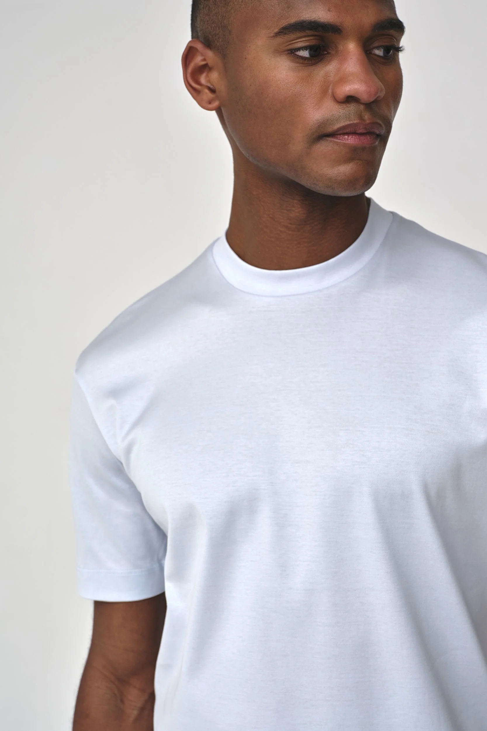 VALENZA - INTERLOCK SUPIMA T-SHIRT ANGEL BLUE - Image 4
