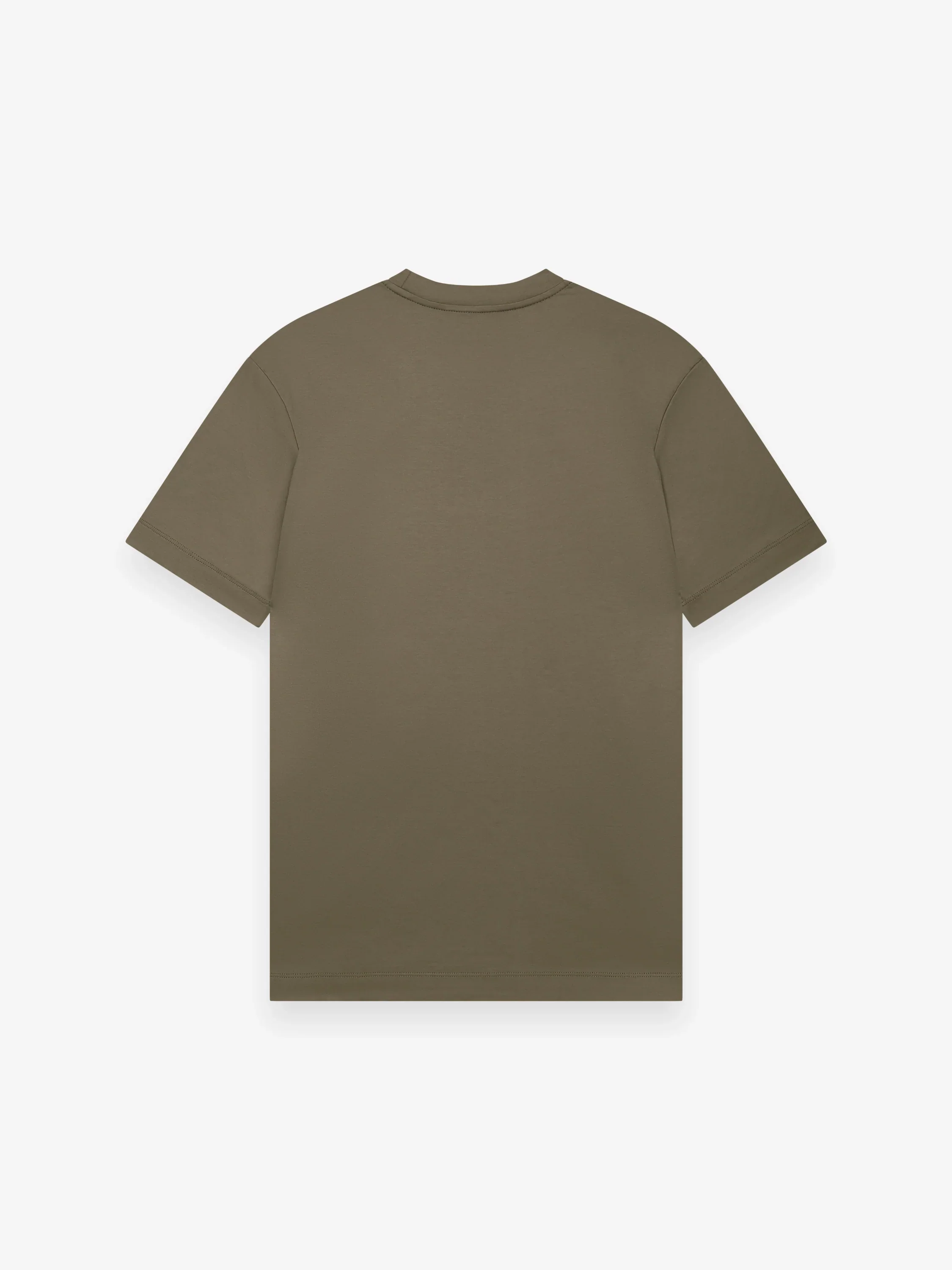 VALENZA - INTERLOCK SUPIMA T-SHIRT  - ARMY GREEN - Image 2