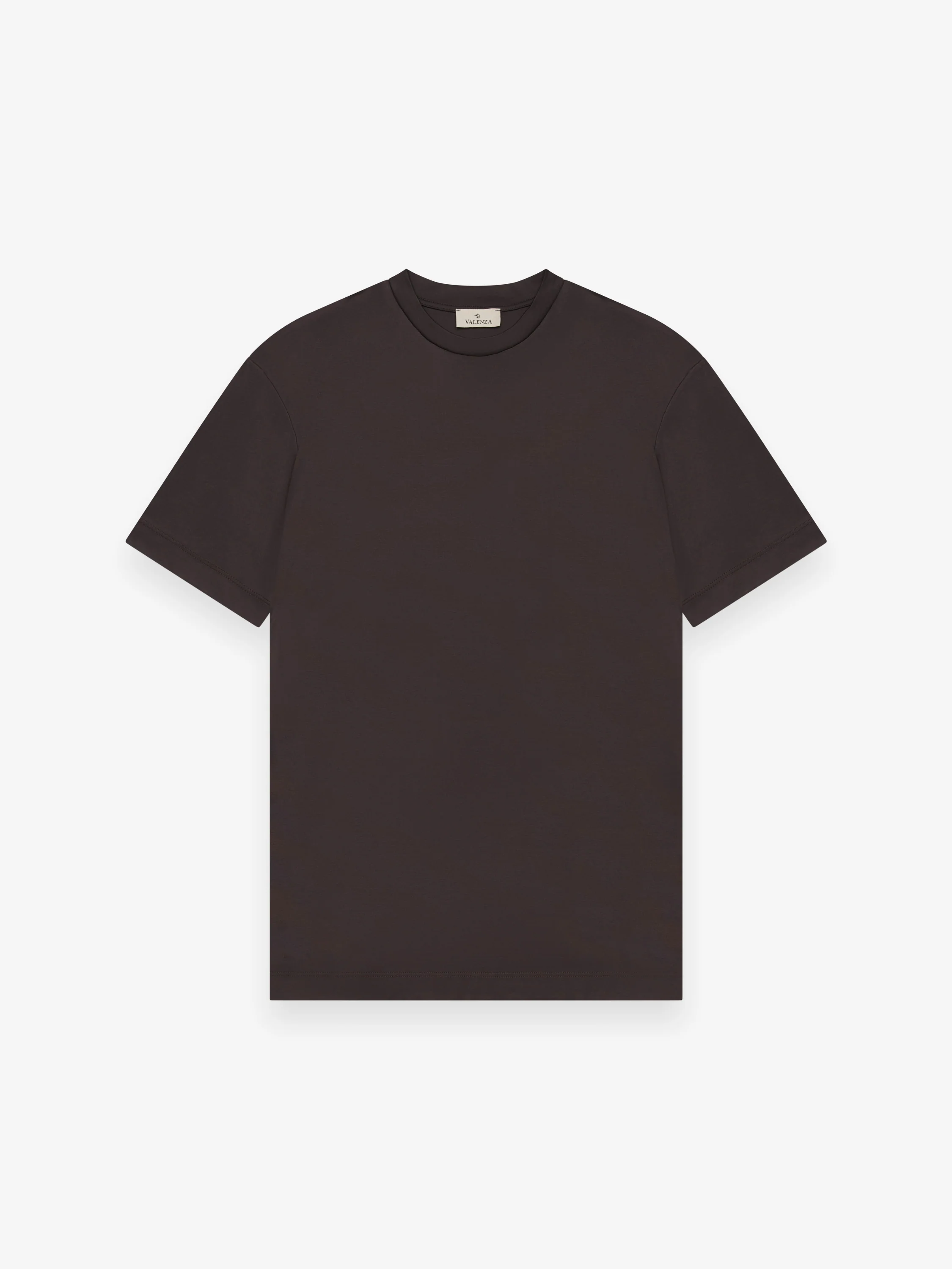 VALENZA - INTERLOCK SUPIMA T-SHIRT ASPHALT