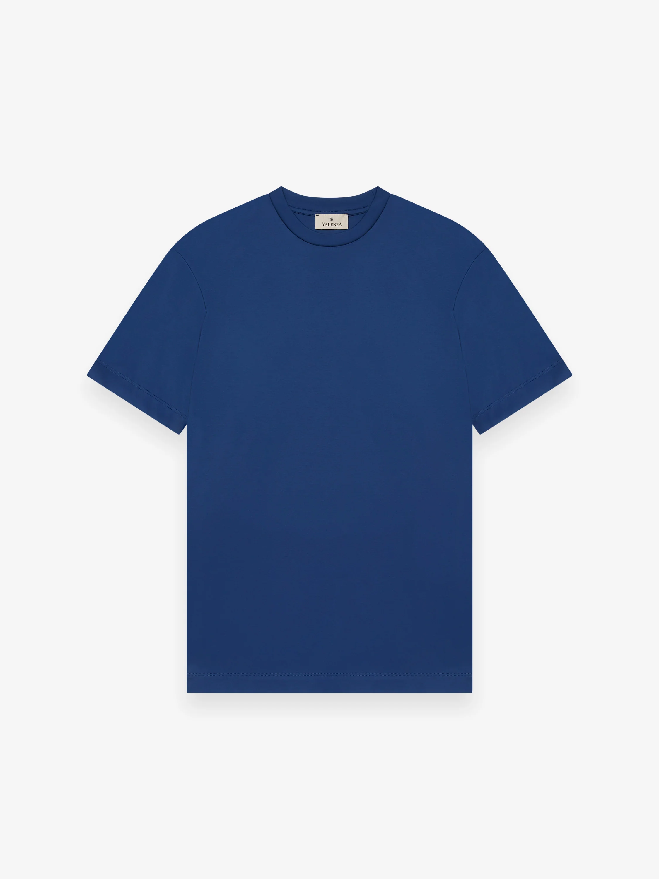 VALENZA - INTERLOCK SUPIMA T-SHIRT COBALT