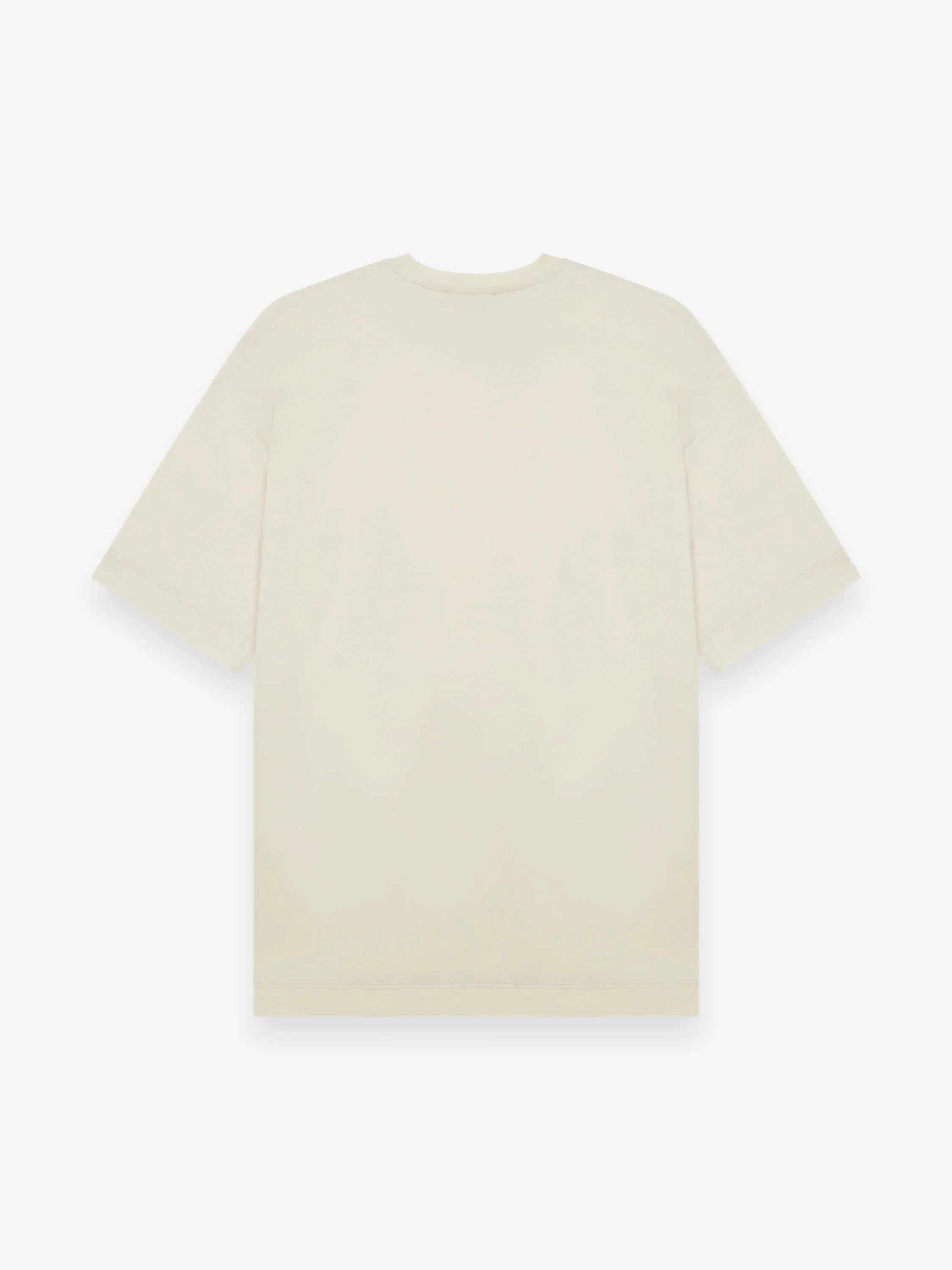 VALENZA - INTERLOCK SUPIMA T-SHIRT  - CREAM - Image 2
