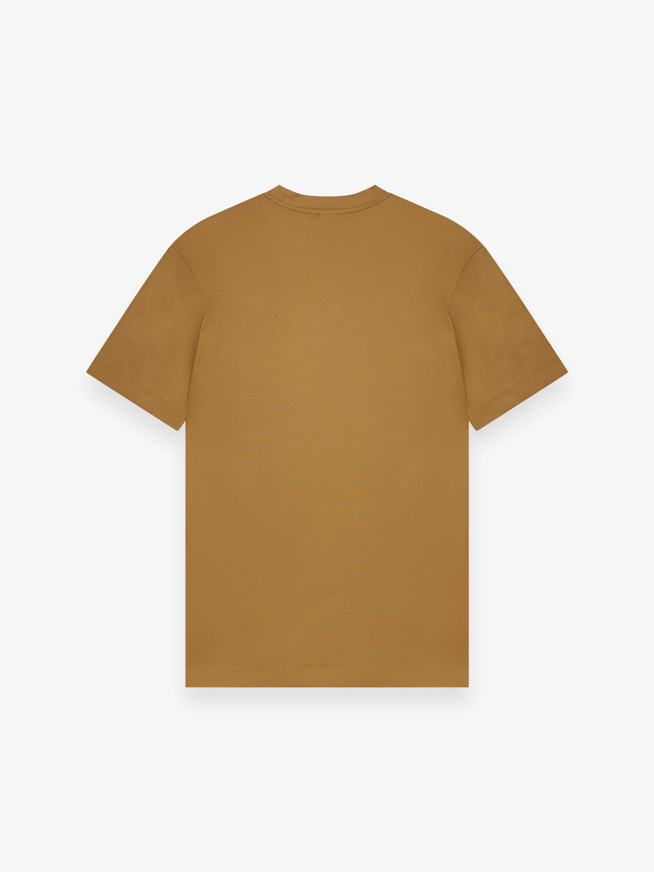 VALENZA - INTERLOCK SUPIMA T-SHIRT DARK GOLD - Image 2