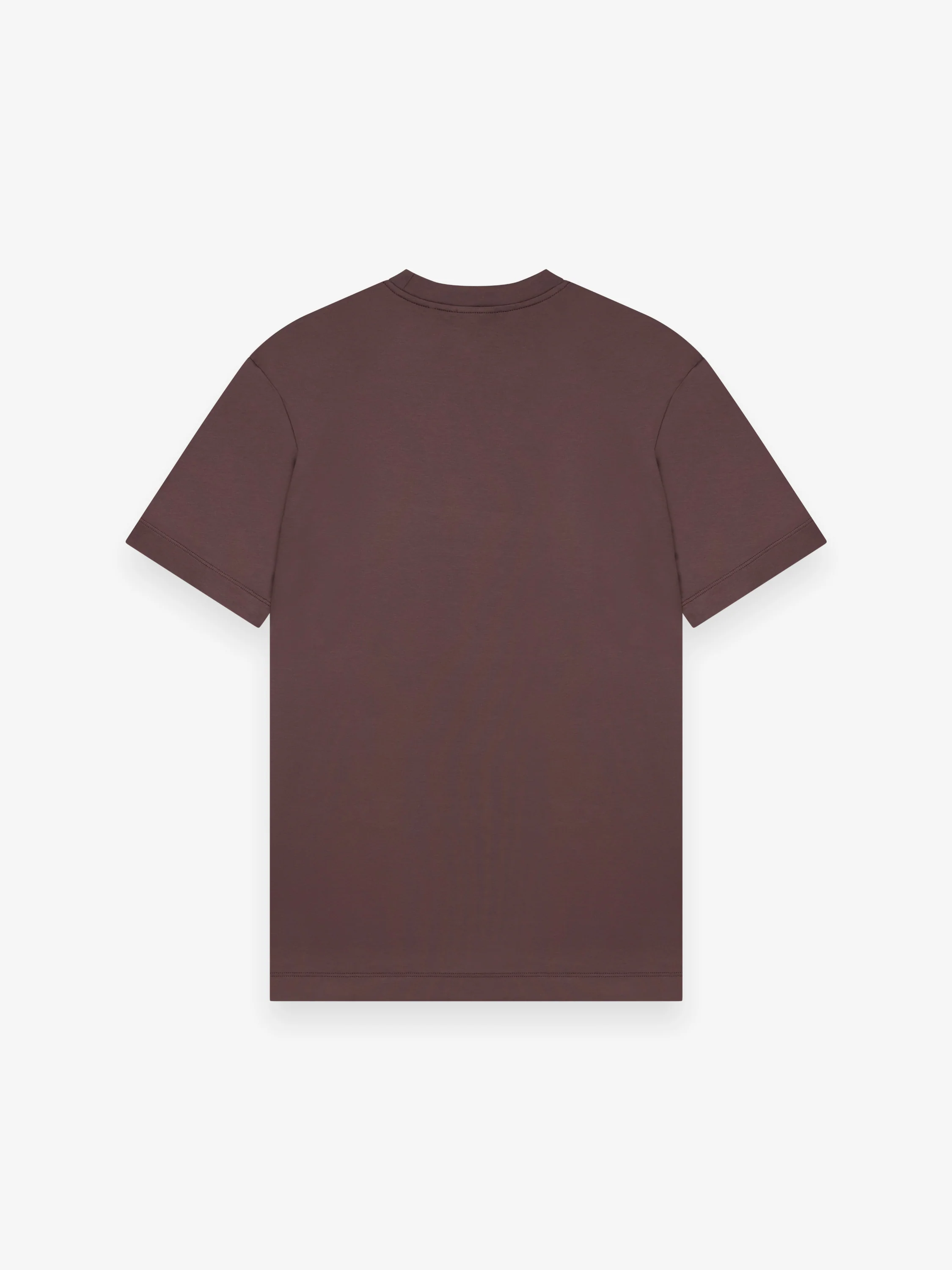 VALENZA - INTERLOCK SUPIMA T-SHIRT DARK SIENNA - Image 2