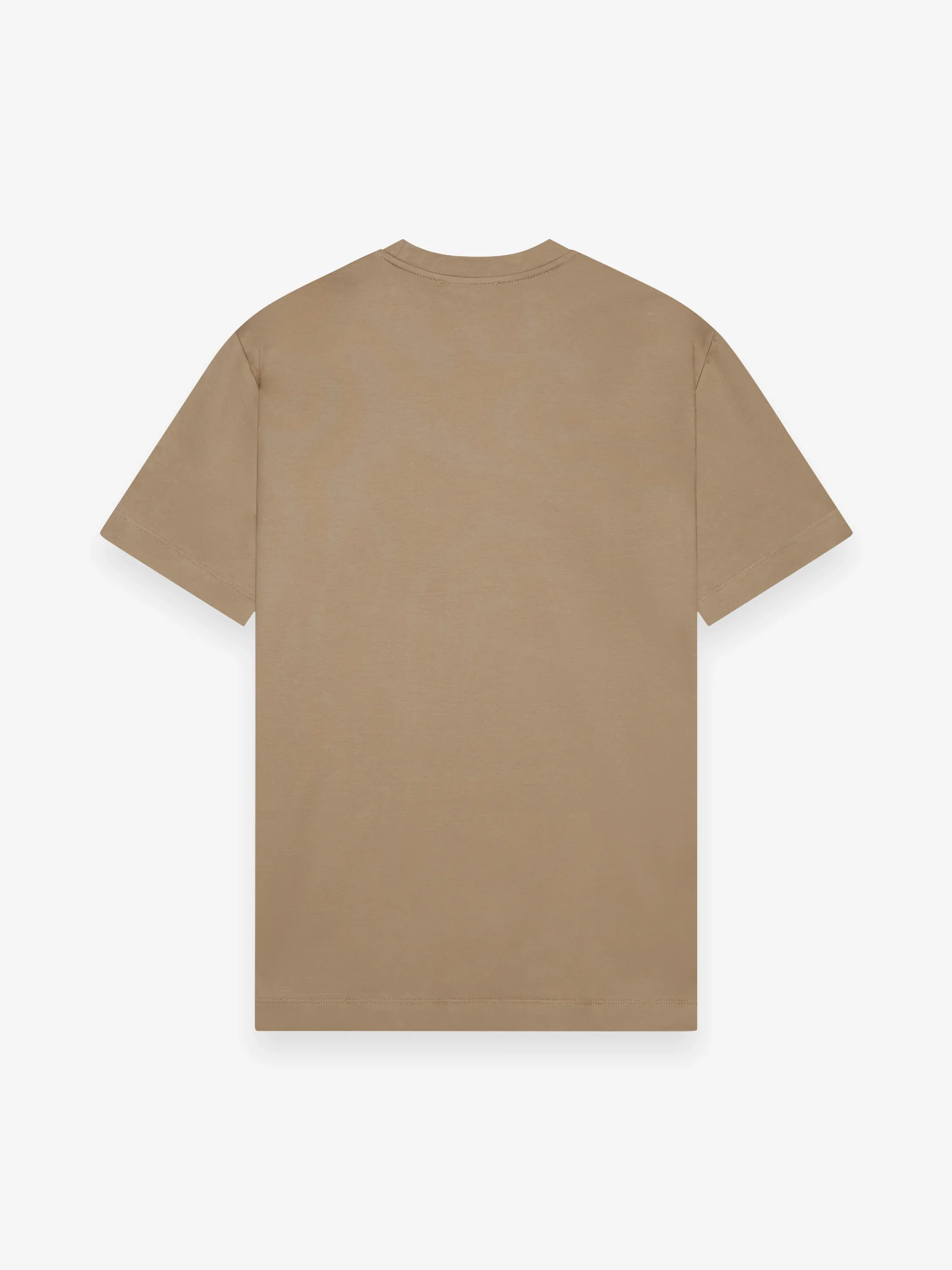 VALENZA - INTERLOCK SUPIMA T-SHIRT ALMOND - Image 2