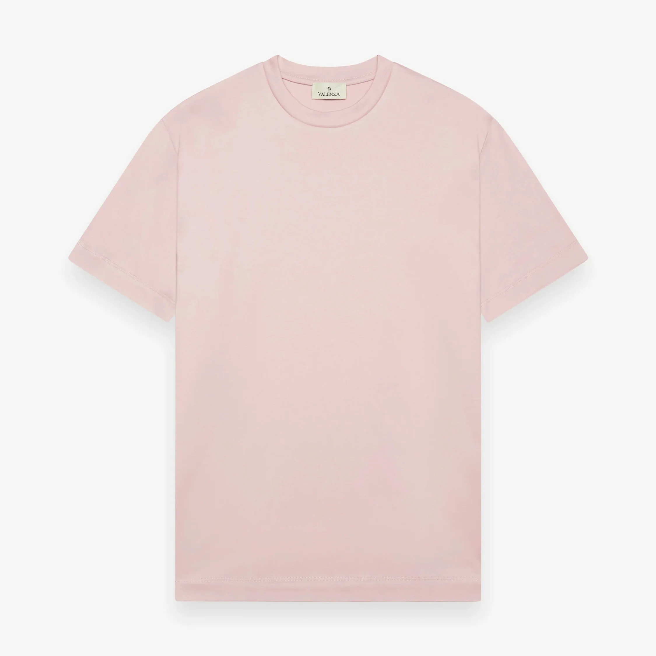 VALENZA - INTERLOCK SUPIMA T-SHIRT PINK SWAN
