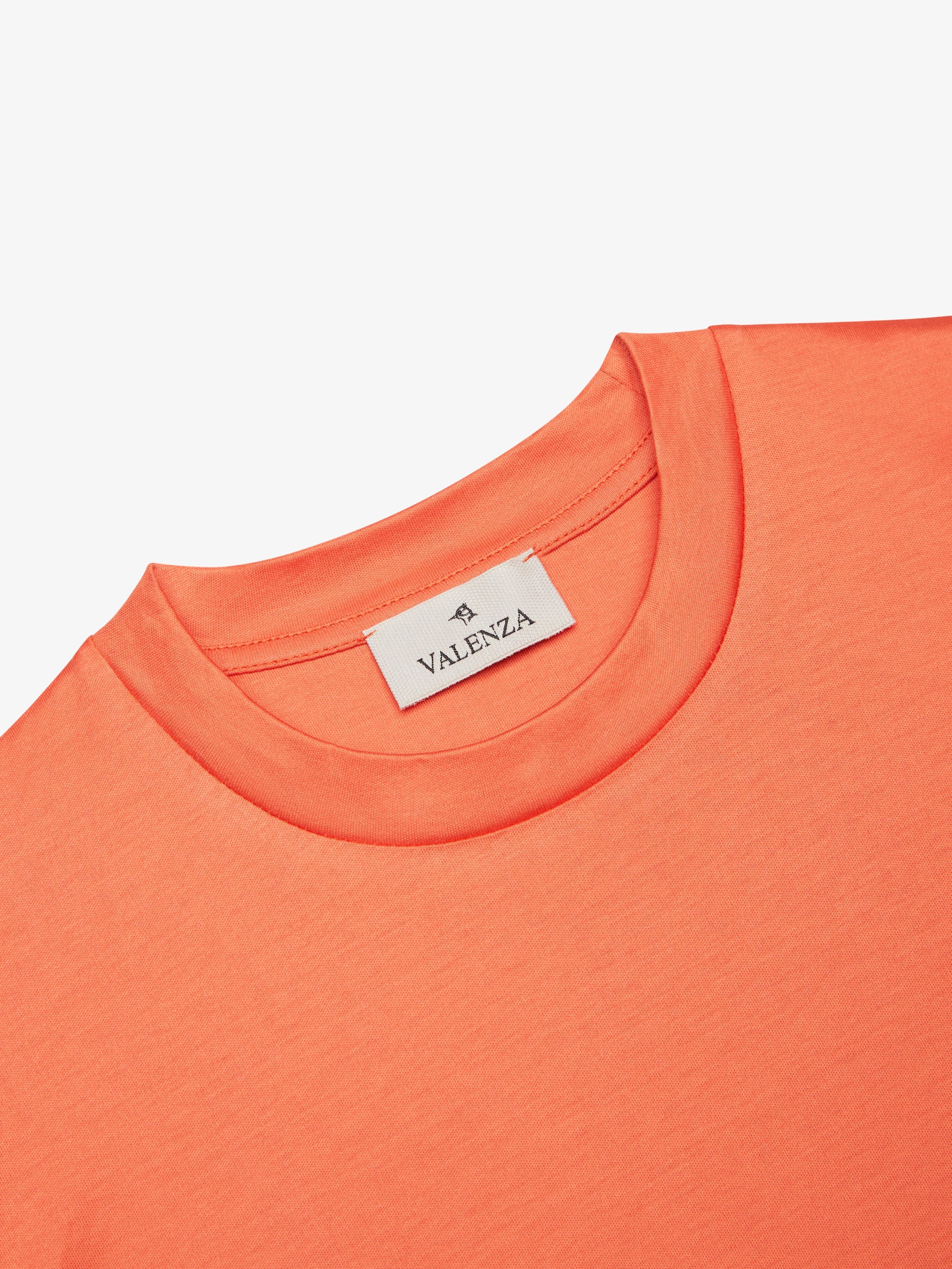 VALENZA - INTERLOCK SUPIMA T-SHIRT FLAME - Image 3