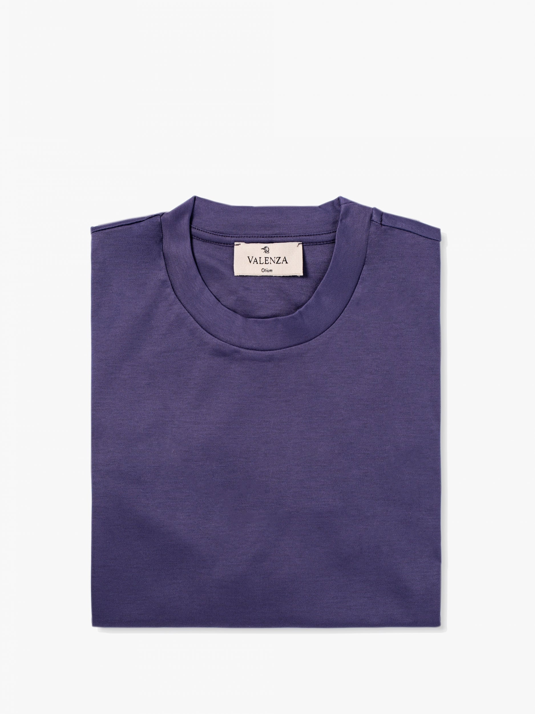VALENZA - INTERLOCK SUPIMA T-SHIRT INDIGO