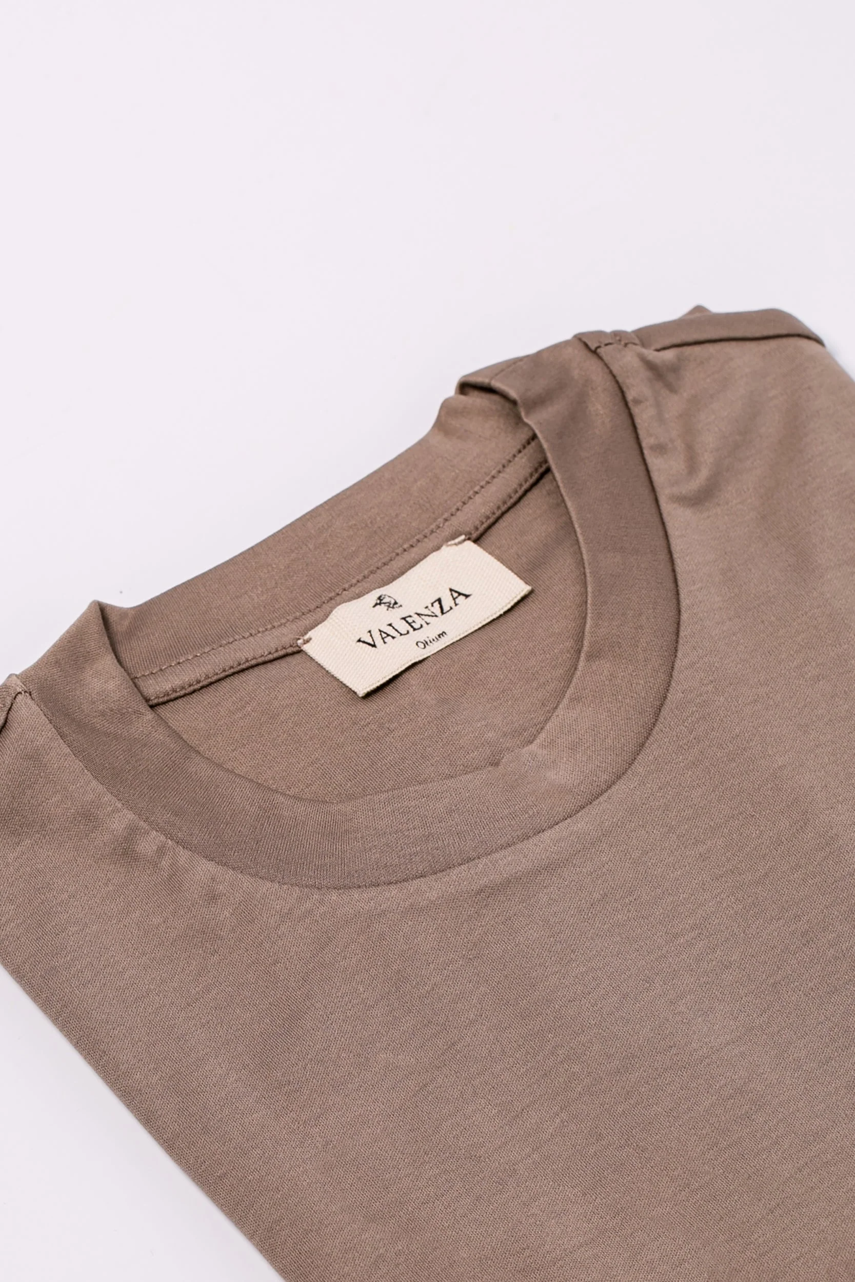 VALENZA - INTERLOCK SUPIMA T-SHIRT LEAD GREY - Image 6