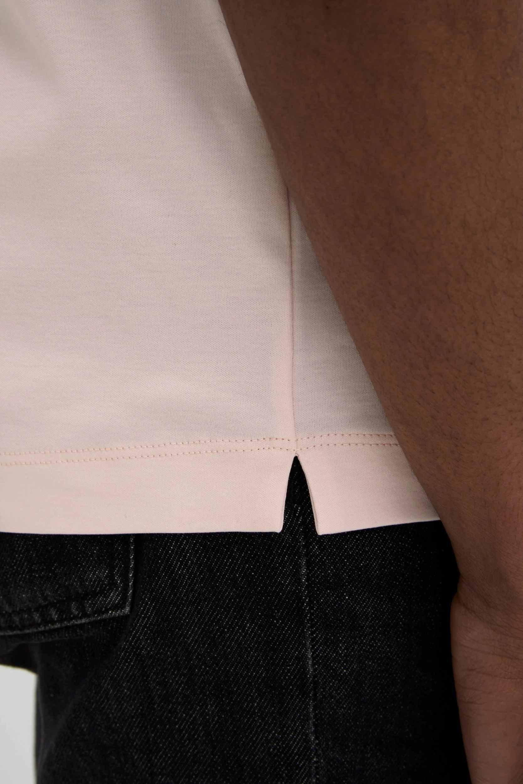 VALENZA - INTERLOCK SUPIMA T-SHIRT LIGHT PINK - Image 4
