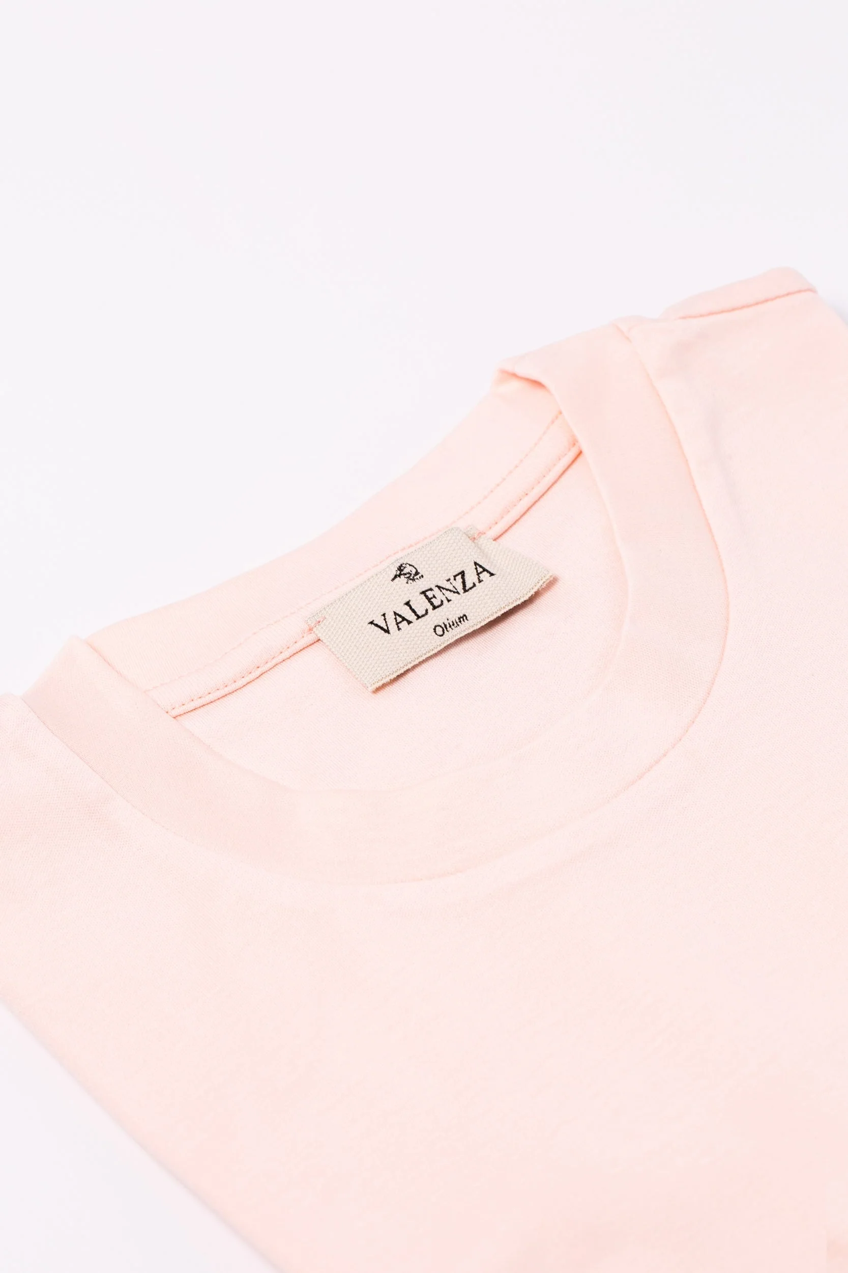 VALENZA - INTERLOCK SUPIMA T-SHIRT LIGHT PINK - Image 7