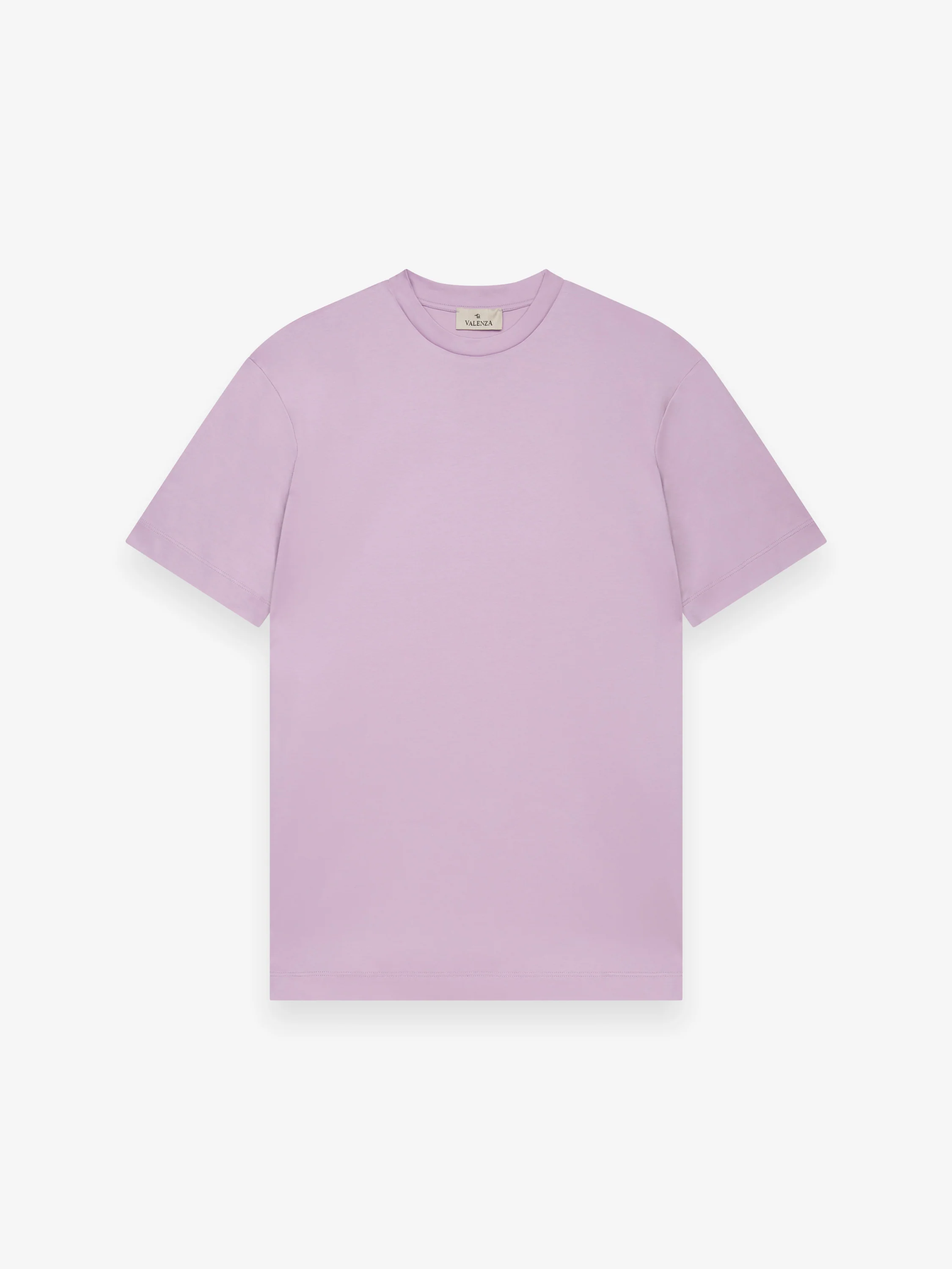 VALENZA - INTERLOCK SUPIMA T-SHIRT LIGHT PURPLE