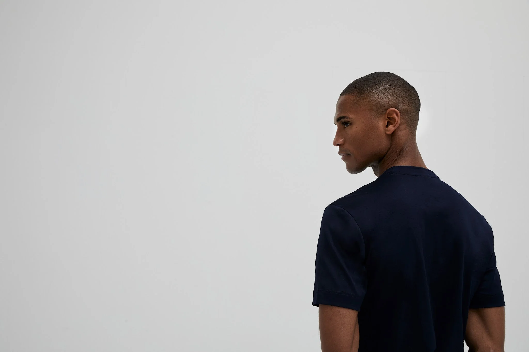 VALENZA - INTERLOCK SUPIMA T-SHIRT NAVY - Image 6