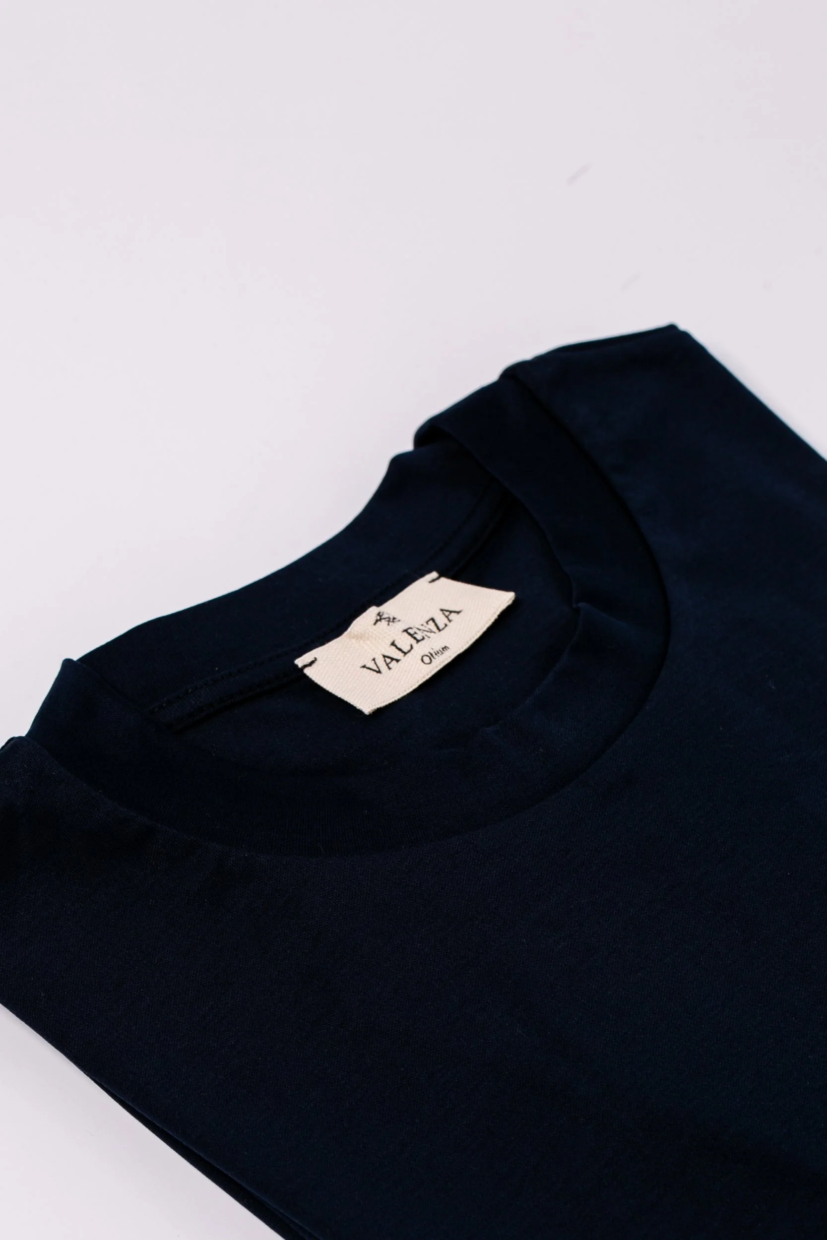 VALENZA - INTERLOCK SUPIMA T-SHIRT NAVY - Image 7