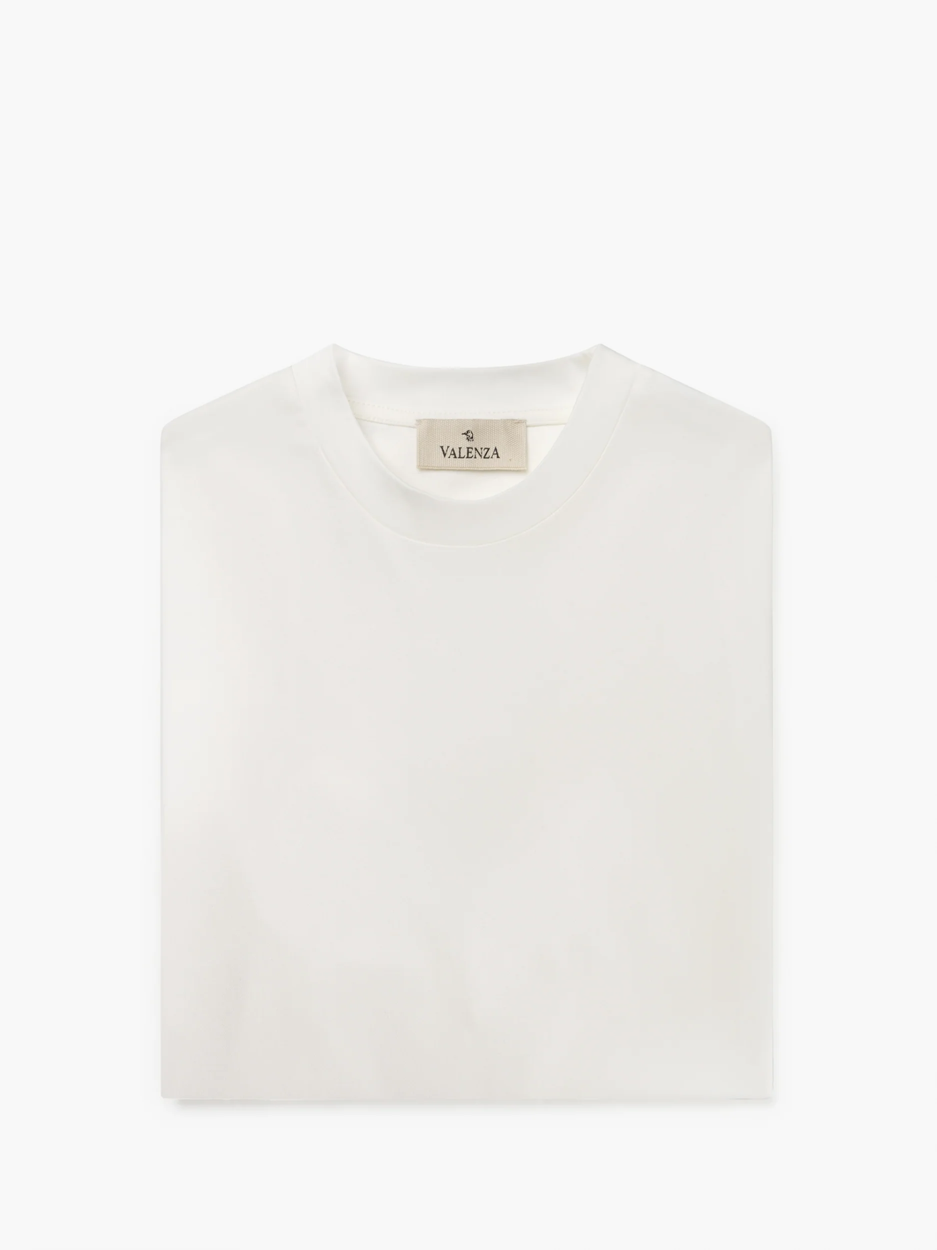 VALENZA - INTERLOCK SUPIMA T-SHIRT OFF WHITE