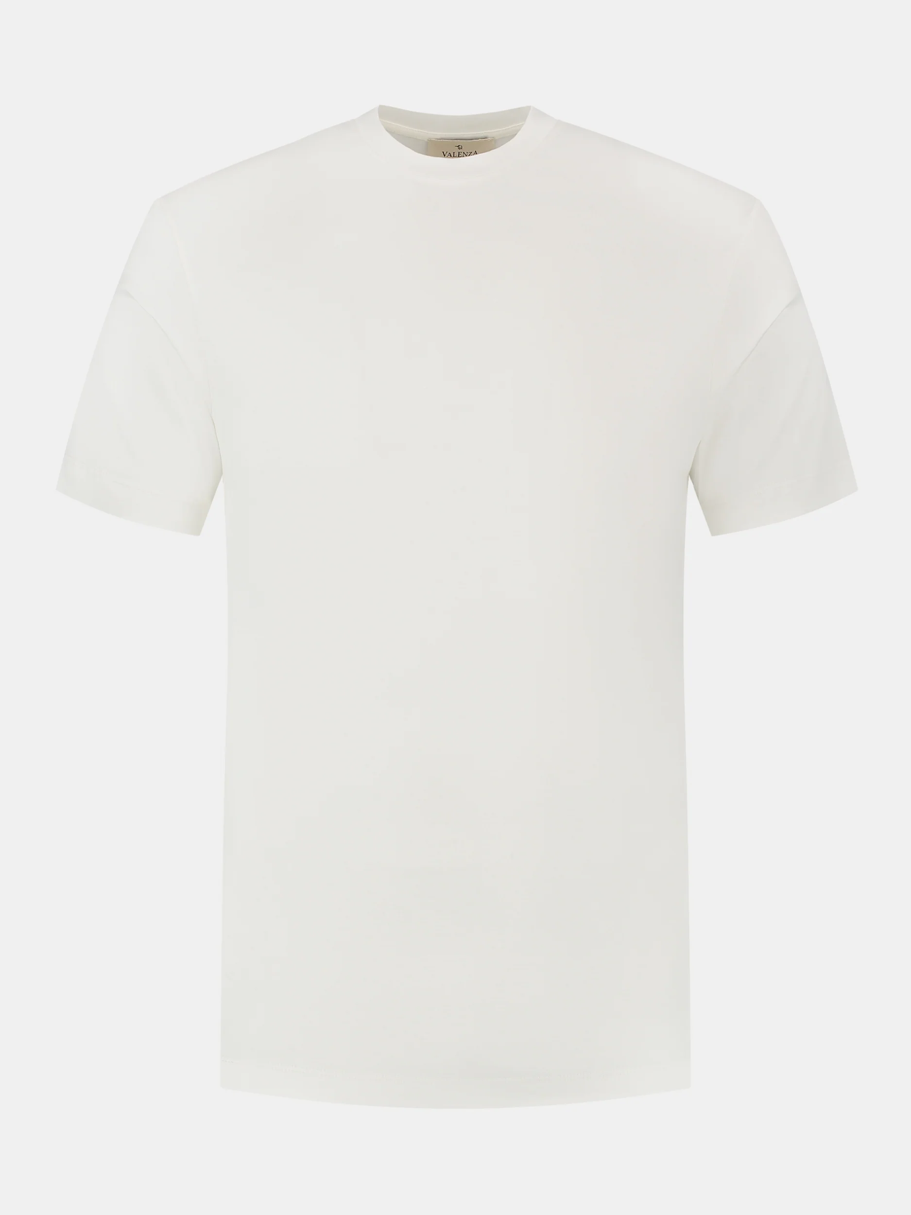 VALENZA - INTERLOCK SUPIMA T-SHIRT OFF WHITE - Image 6