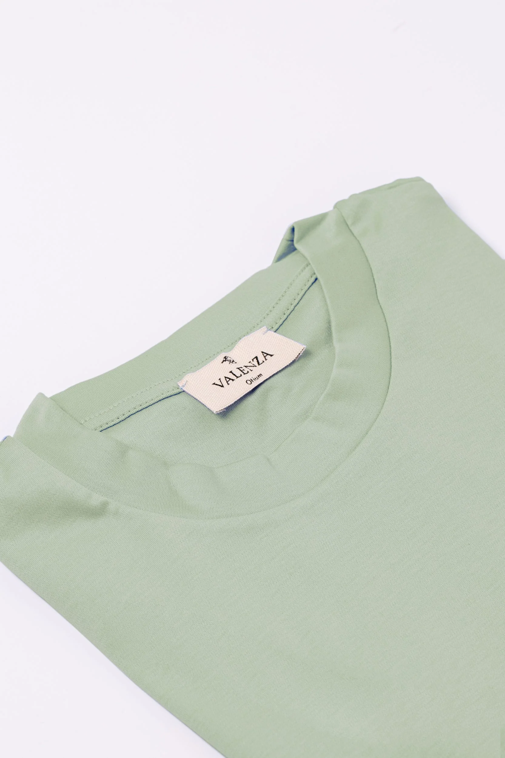 VALENZA - INTERLOCK SUPIMA T-SHIRT VENICE GREEN - Image 6