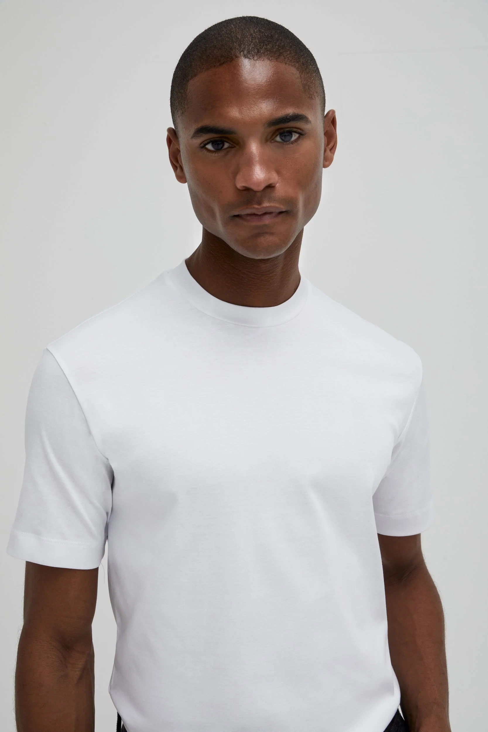 VALENZA - INTERLOCK SUPIMA T-SHIRT WHITE - Image 6