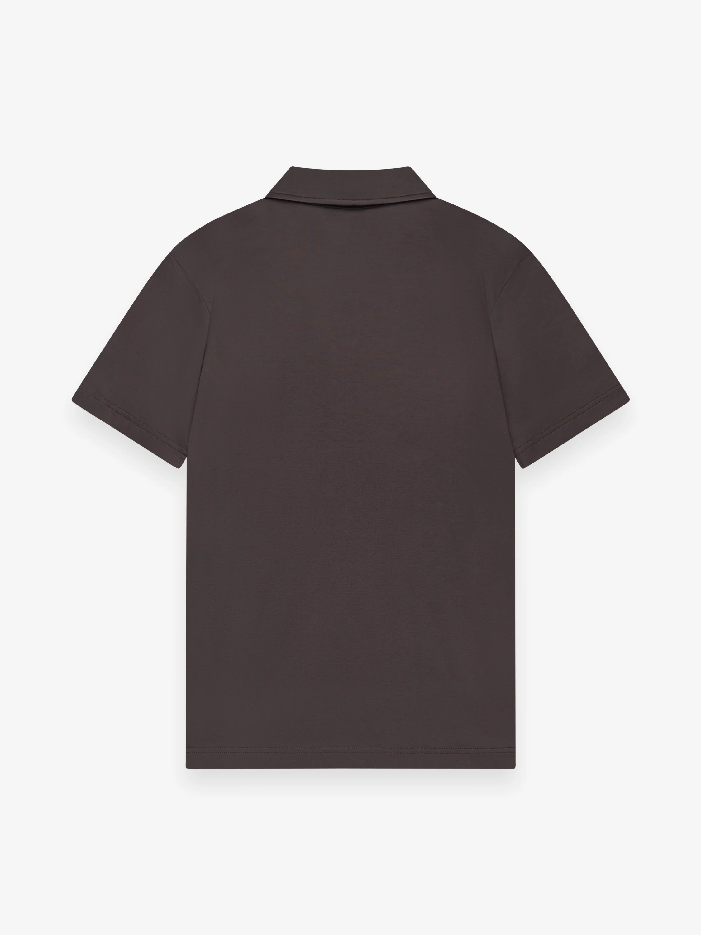 VALENZA - SUPIMA POLO ZIP COLLAR S/S - ASPHALT - Image 2