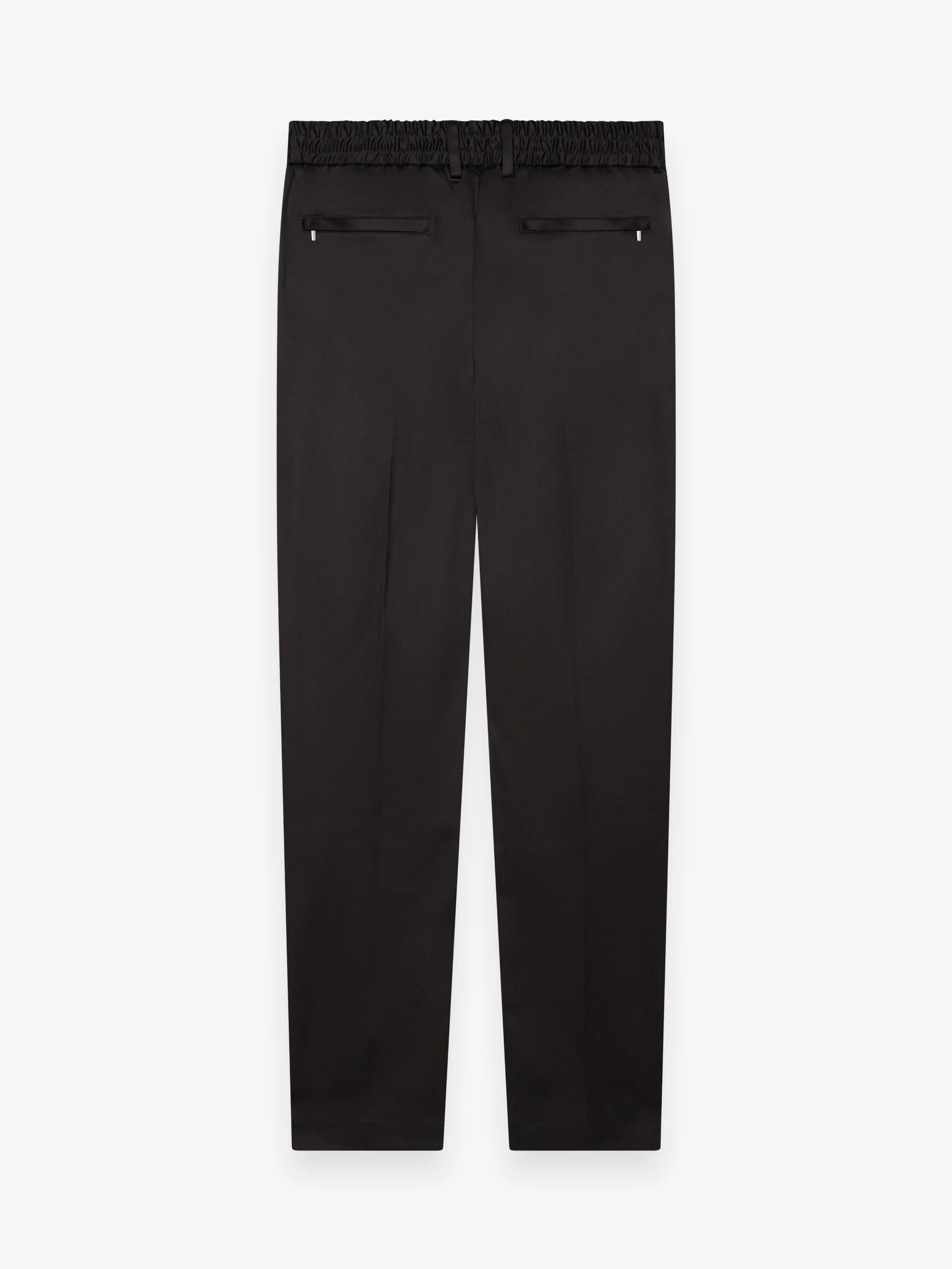 VALENZA - SUPIMA TAPERED TROUSER - BLACK - Image 2
