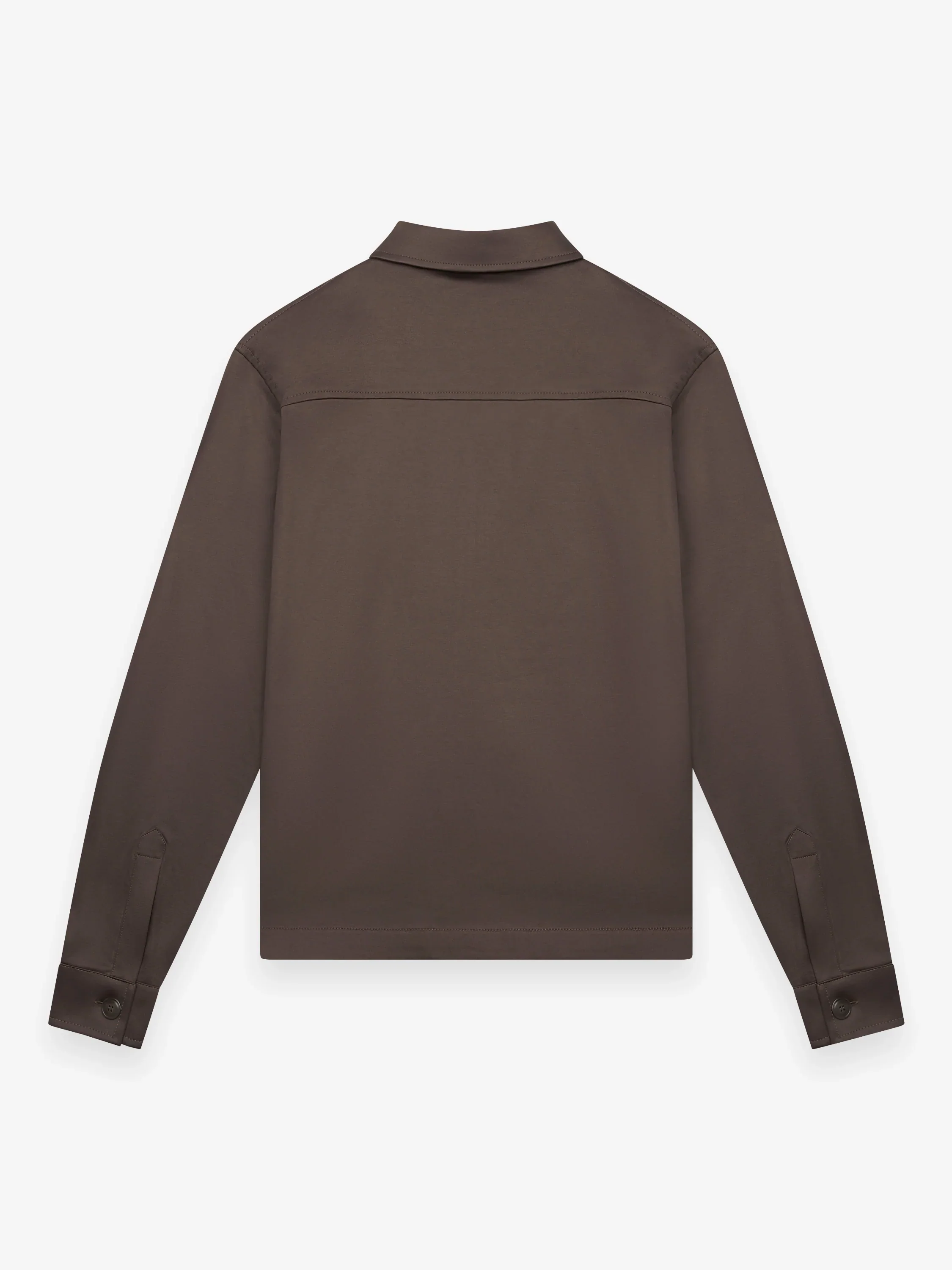VALENZA-ZWAAR SUPIMA OVERSHIRT EBONY BROWN - Image 2