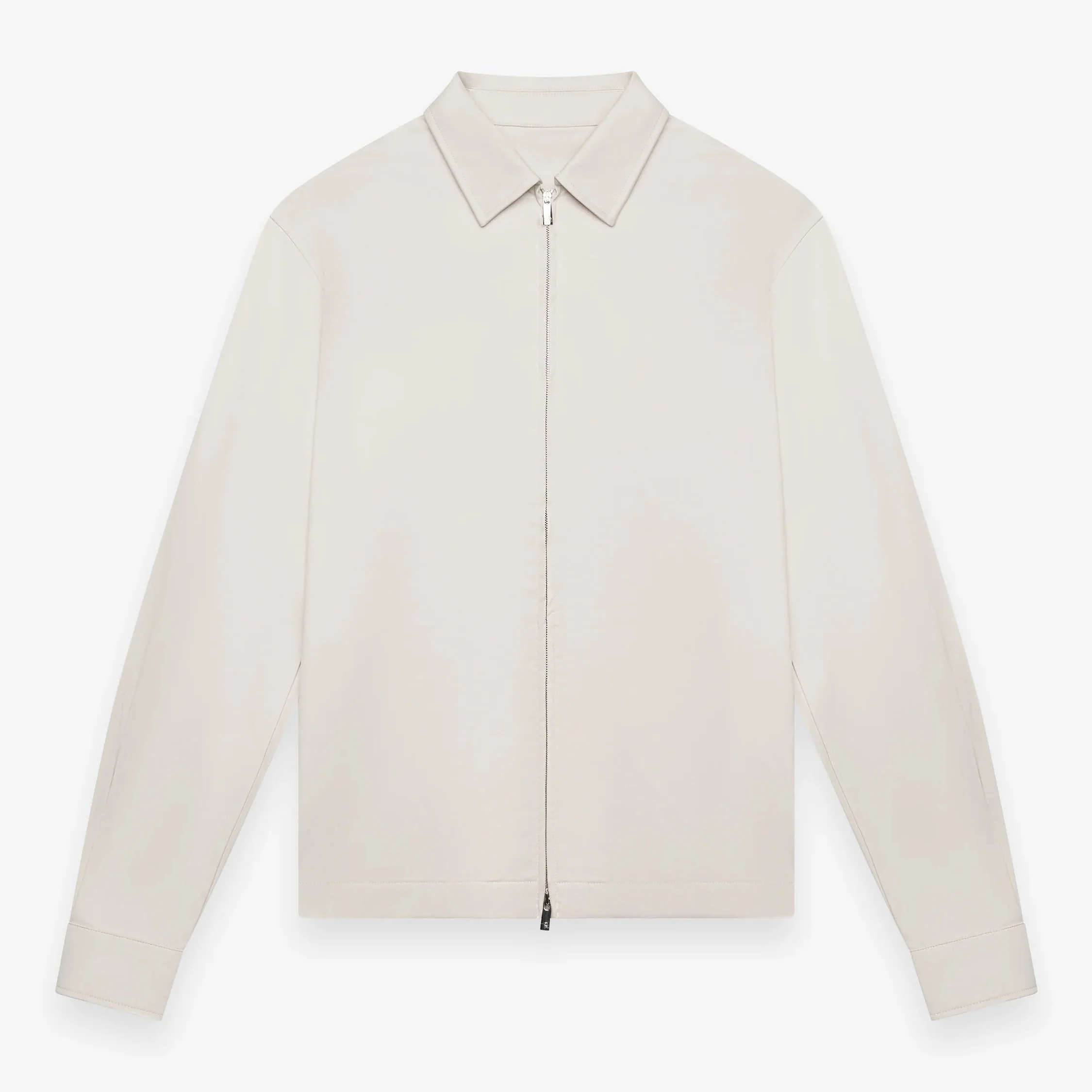 VALENZA-ZWAAR SUPIMA OVERSHIRT PEARL GREY