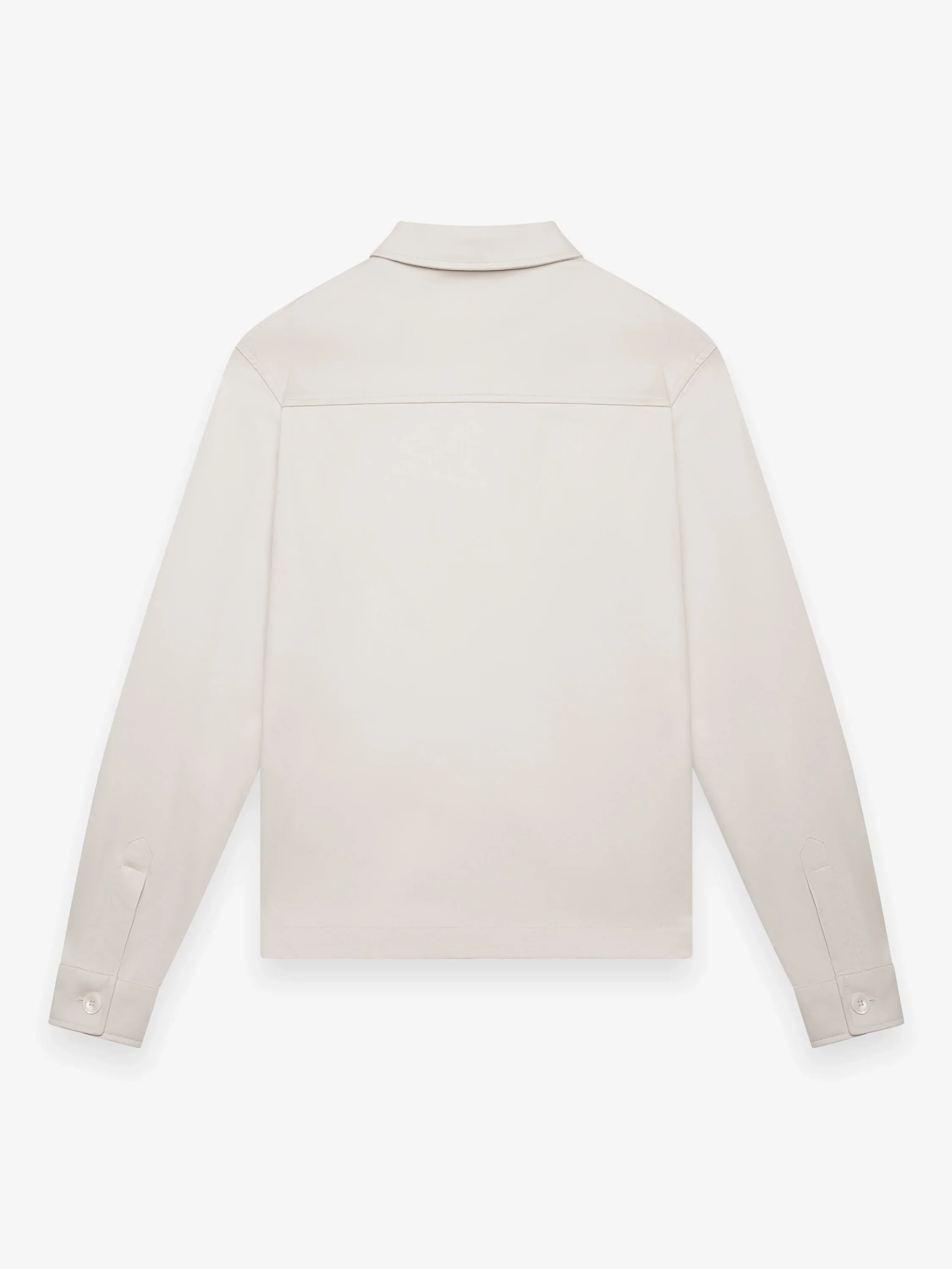 VALENZA-ZWAAR SUPIMA OVERSHIRT PEARL GREY - Image 2