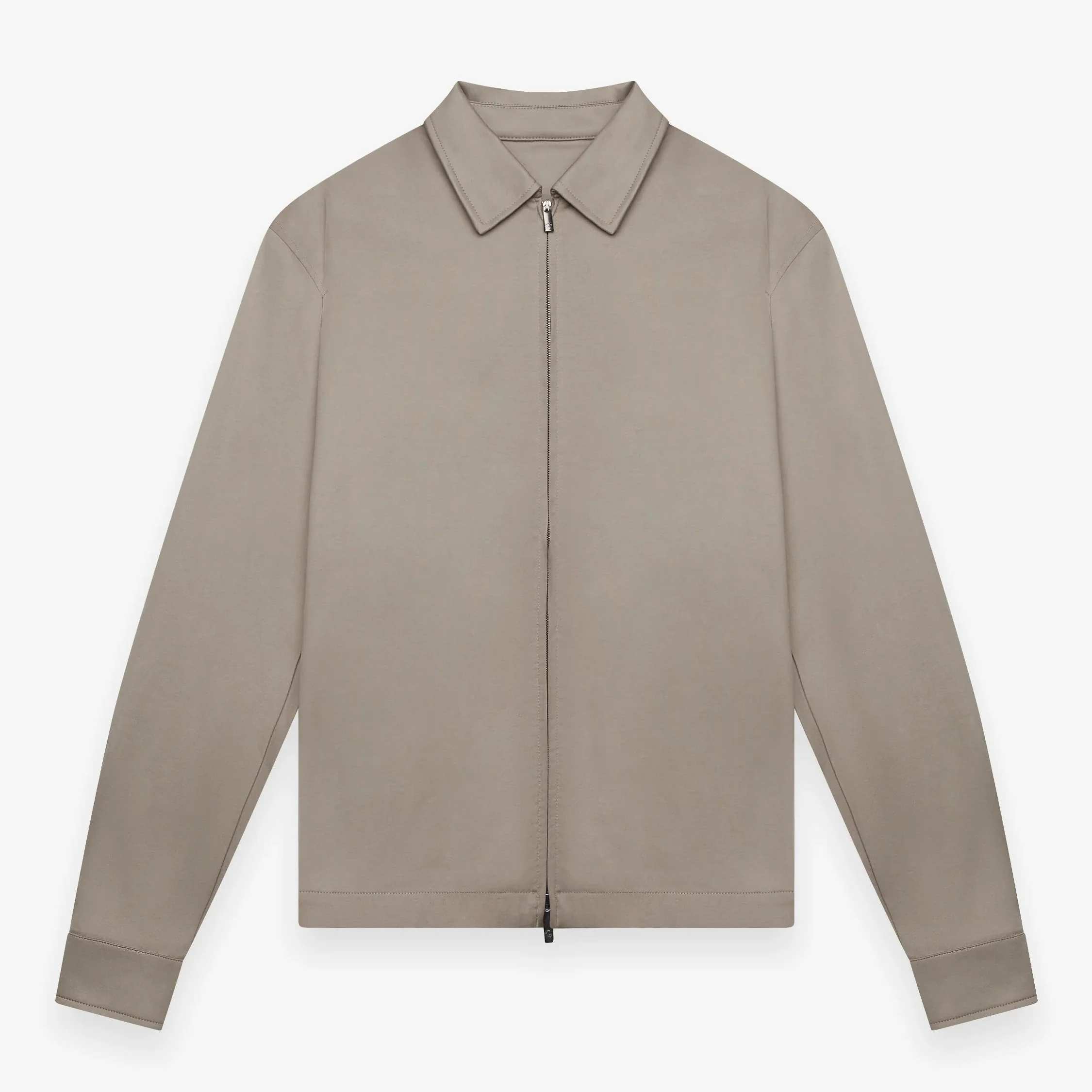 VALENZA-ZWAAR SUPIMA OVERSHIRT LEAD GREY