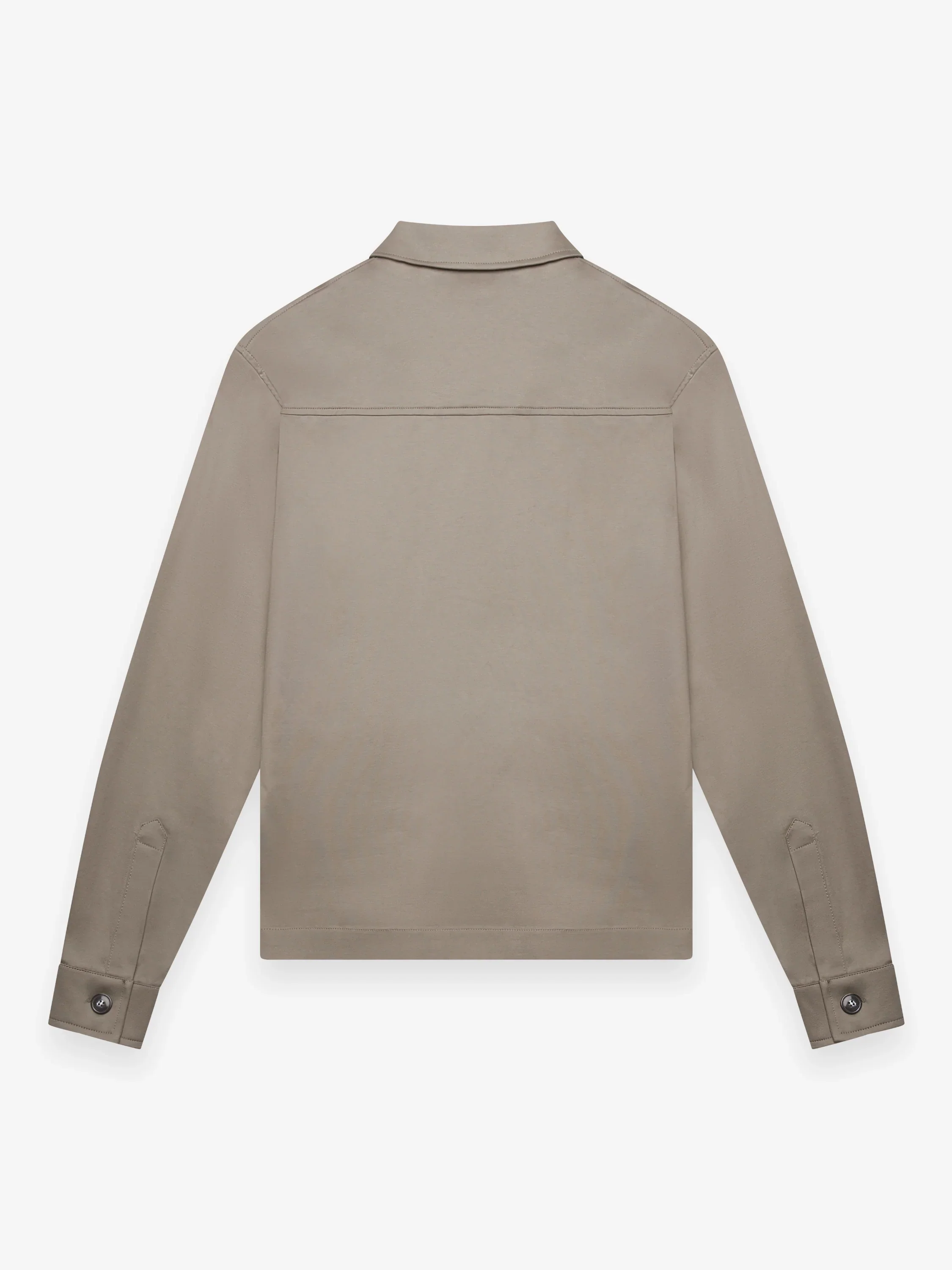 VALENZA-ZWAAR SUPIMA OVERSHIRT LEAD GREY - Image 2